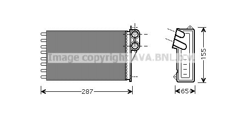 AVA QUALITY COOLING šilumokaitis, salono šildymas CNA6232